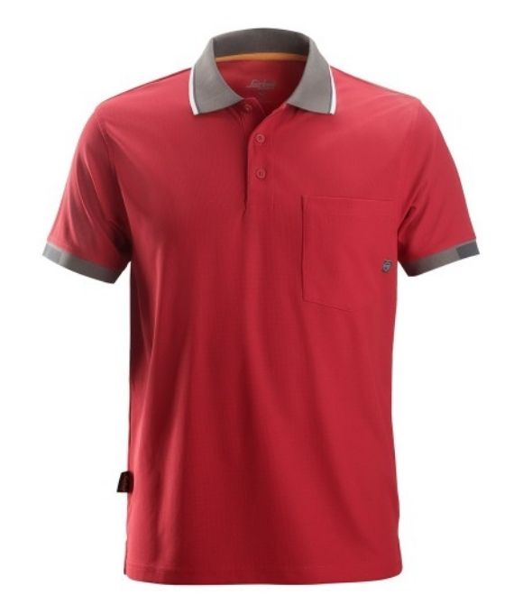 SNICKERS 2724 ALLROUND WORK 37.5 POLO SHIRT RED
