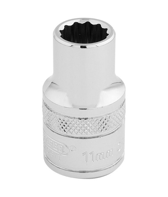 DRAPER EXPERT HI-TORQ® 12 POINT SOCKET 1/2” SQ. DR. 11mm