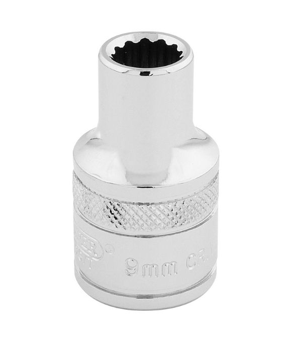 DRAPER EXPERT HI-TORQ® 12 POINT SOCKET 1/2” SQ. DR. 9mm
