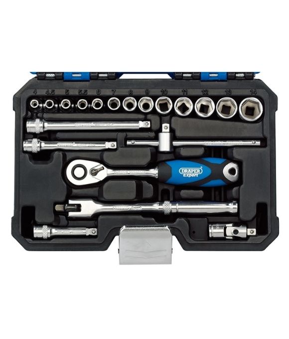 DRAPER METRIC SOCKET SET 1/4” SQ. DR.
