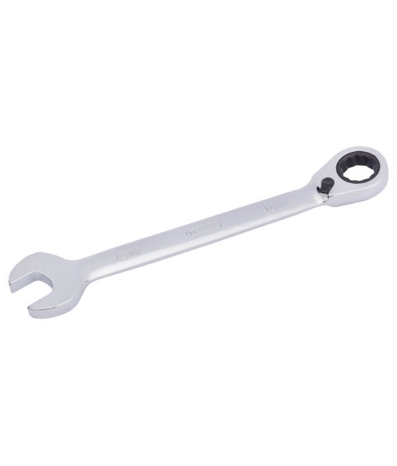 DRAPER HI-TORQ® METRIC REVERSIBLE RATCHETING COMBINATION SPANNER 18MM