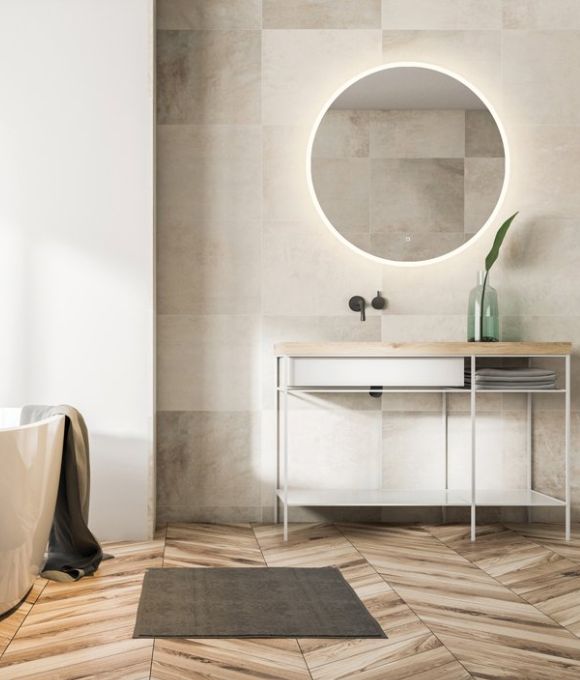 SPHERE LED ROUND MIRROR