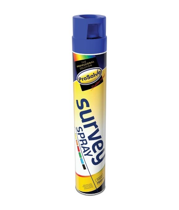 PROSOLVE SURVEY SPRAY LINE MARKER 750ML BLUE