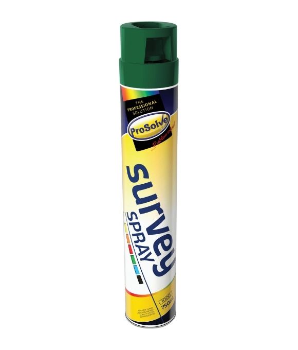 PROSOLVE SURVEY SPRAY LINE MARKER 750ML GREEN
