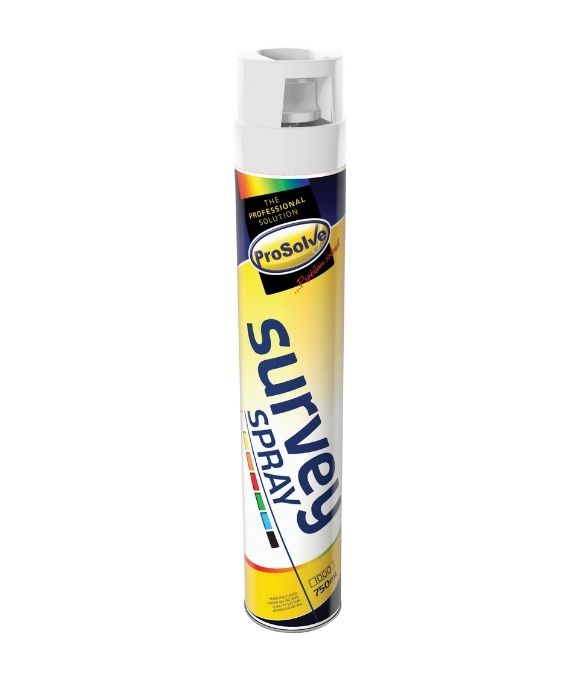 PROSOLVE SURVEY SPRAY LINE MARKER 750ML WHITE  