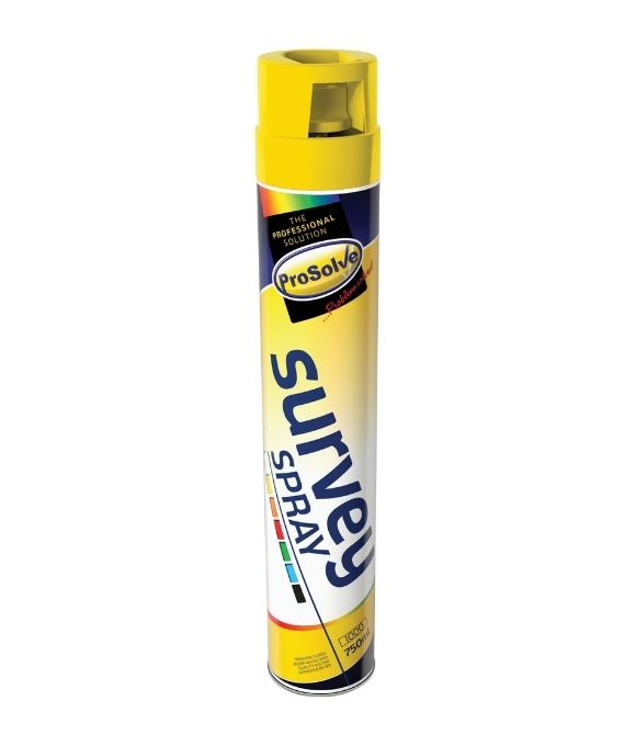 PROSOLVE SURVEY SPRAY LINE MARKER 750ML YELLOW