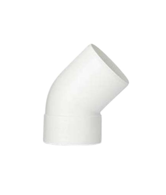POLYPIPE SOIL SOCKET BEND 135DEG 110MM WHITE