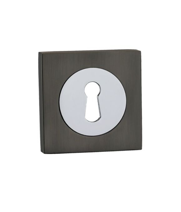 STANDARD KEY ESCUTCHEON ON SQUARE ROSE GMG