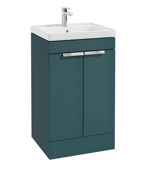 STOCKHOLM 2 DOOR FLOOR STANDING UNIT OCEAN BLUE