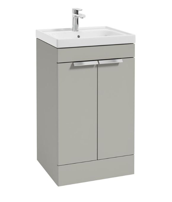 STOCKHOLM 2 DOOR FLOOR STANDING UNIT ARCTIC GREY MATT