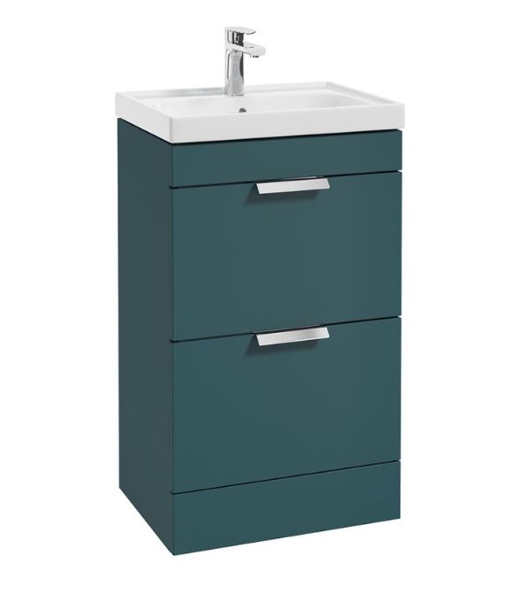 STOCKHOLM 2 DRAWER FLOOR STANDING UNIT OCEAN BLUE