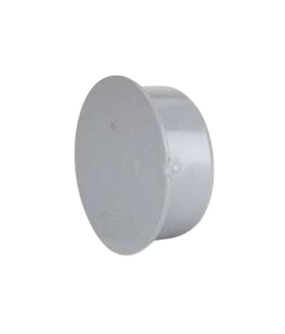 POLYPIPE SOIL SOCKET PLUG STOP END GREY
