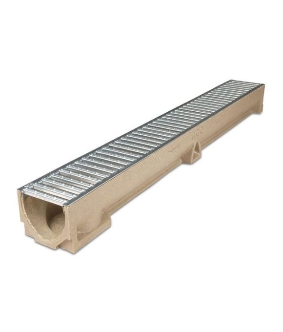 STORA WATER CHANNEL RESIN BASE W/ GALV LID
