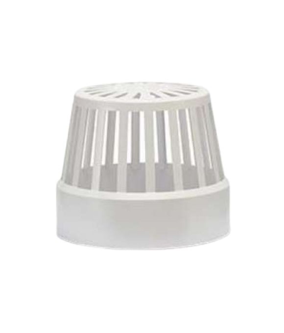 POLYPIPE SOIL VENT TERMINAL 110MM WHITE