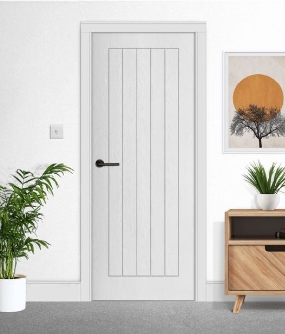 Textured fire doors