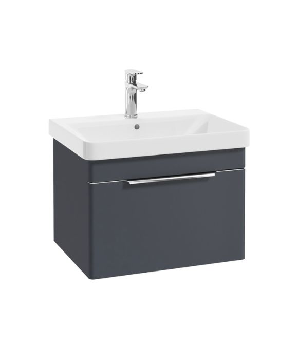 VAGAR WALL HUNG UNIT MATT NIGHT SKY BLUE