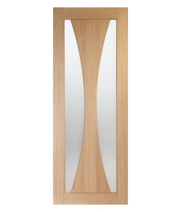 PRE-FINISHED WHITE OAK VERONA WITH CLEAR GLASS 35MM