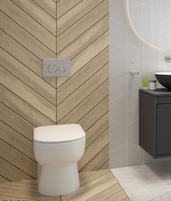 VIA BACK TO WALL RIMLESS WC