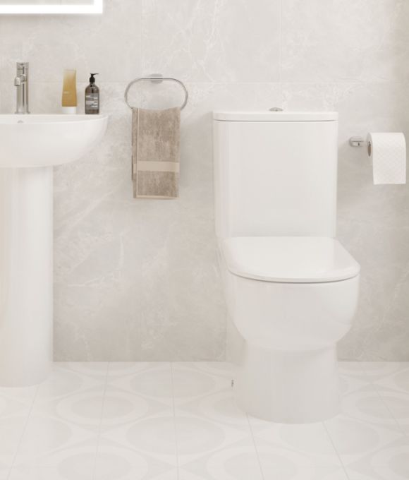 VIA FULLY SHROUDED RIMLESS WC