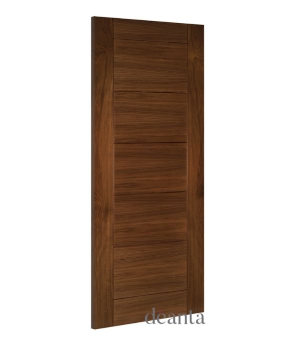 PRE-FINISHED WALNUT HP12 FIRE DOOR 44MM