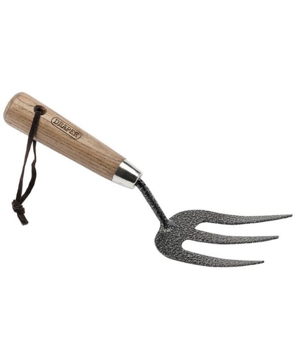 CARBON STEEL HEAVY DUTY WEEDING FORK WITH ASH HANDLE