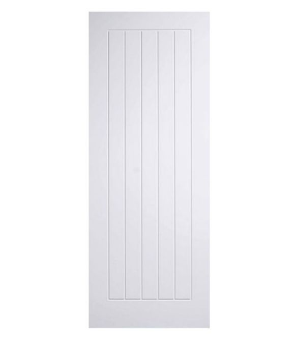 WHITE PRIMED MEXICANO FIRE DOOR 44MM
