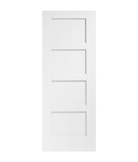WHITE PRIMED 4 PANEL SHAKER 40MM