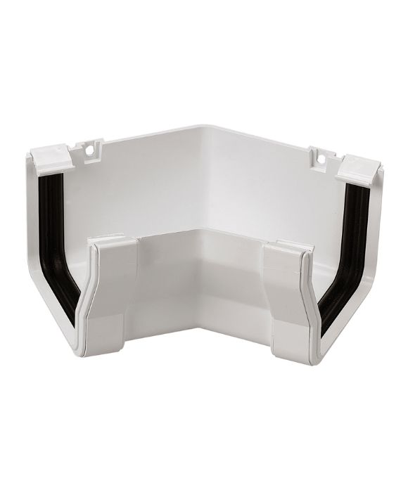OSMA GUTTER STORMLINE INT ANGLE 45 WHITE