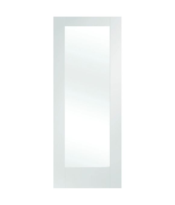 WHITE PRIMED PATTERN 10 W/ OBSCURE GLASS 35MM