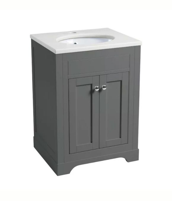 WIDCOMBE 600 FLOOR STANDING UNIT PEWTER