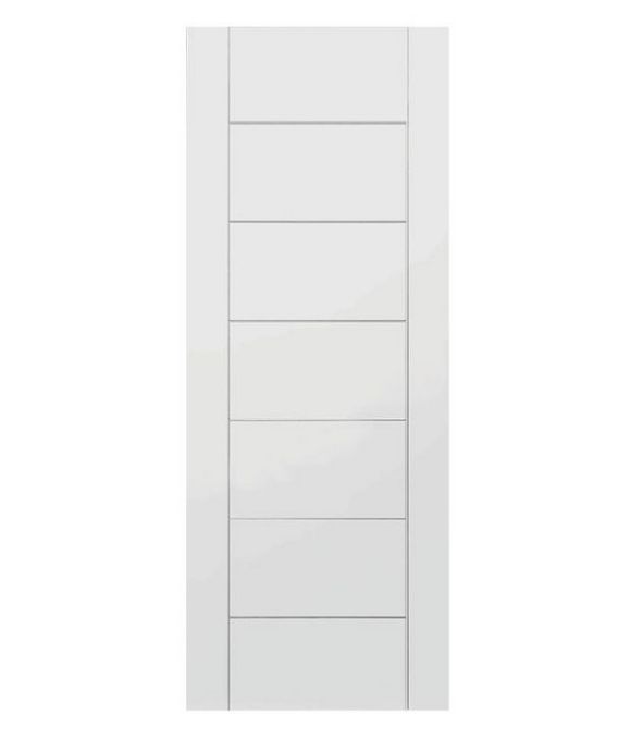 WHITE PRIMED PALERMO FIRE DOOR 44MM