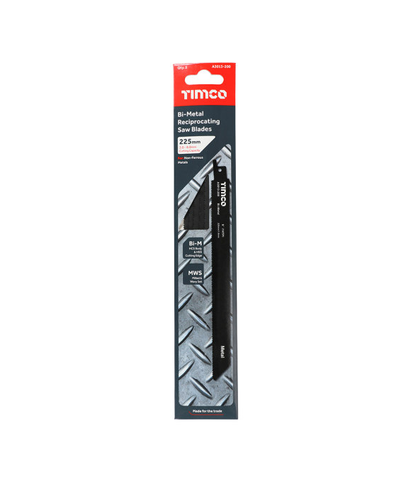 TIMCO RECIPROCATING SAW BLADE BI METAL S1122BF 