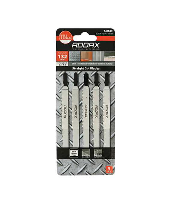 ADDAX JIGSAW BLADE METAL CUTTING T318A