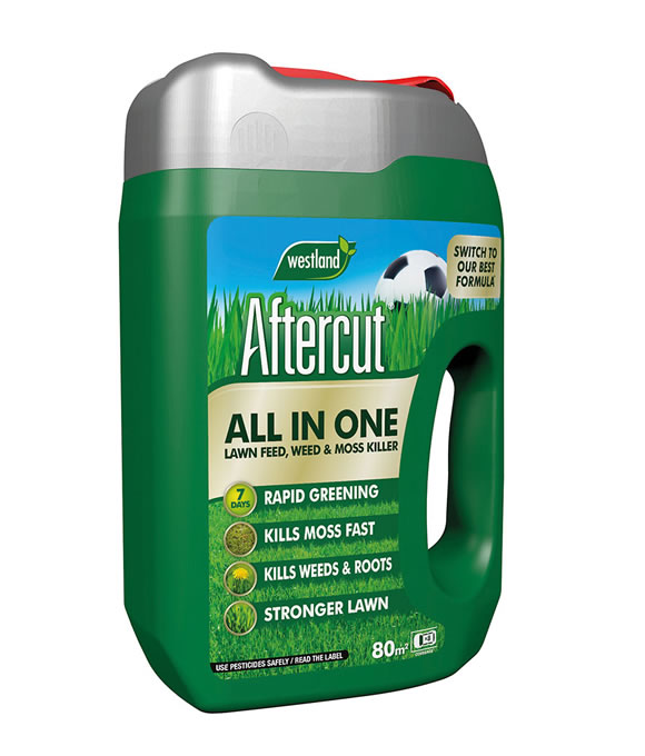 WESTLAND AFTERCUT ALL IN ONE LAWN FEED WEED & MOSS KILLER