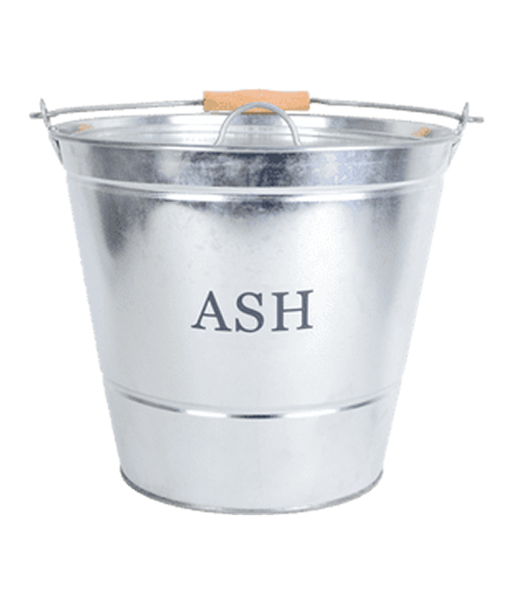 MANOR ASH BUCKET & LID GALVANISED 0455