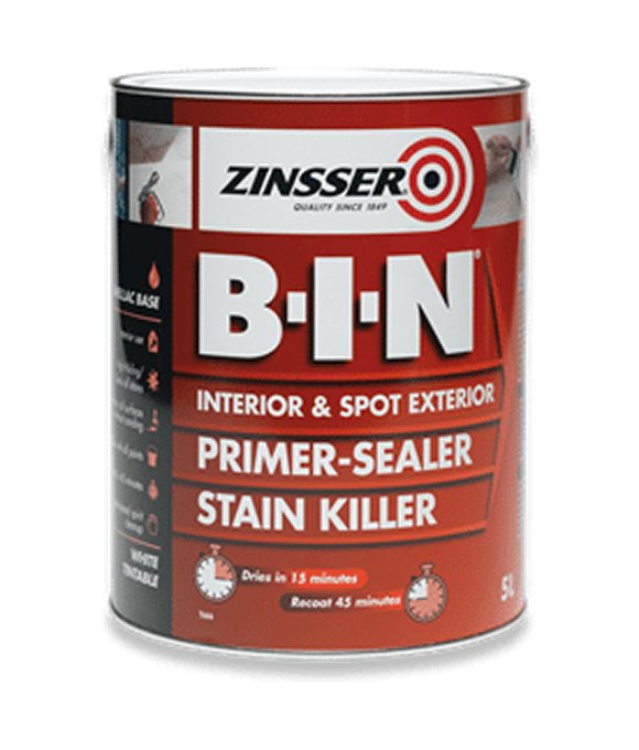 ZINNSER B-I-N PRIMER SEALER STAIN KILLER 5LT