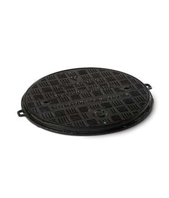 POLYPIPE MANHOLE COVER & FRAME DUCTILE IRON ROUND B125 450 X 450MM  