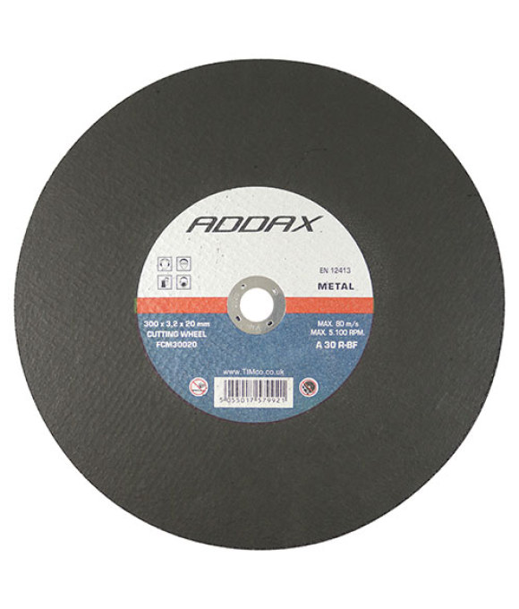ADDAX METAL CUTTING DISC 300 X 22 X 3.2MM 