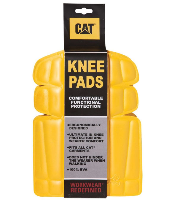 CAT KNEE PADS YELLOW 