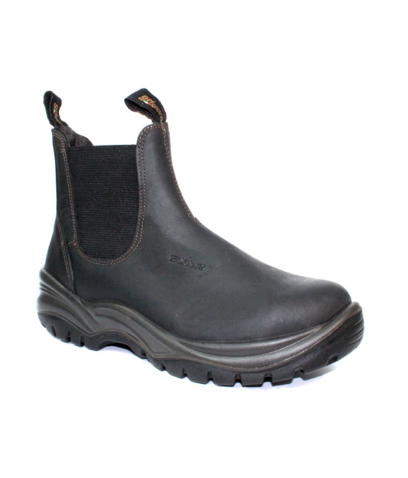 GRI SPORT EXCAVATOR SAFETY BOOT BLACK 
