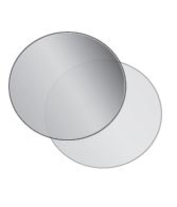 LOCKSTONE GALLERY GLASS HEARTH CIRCULAR SMOKED 