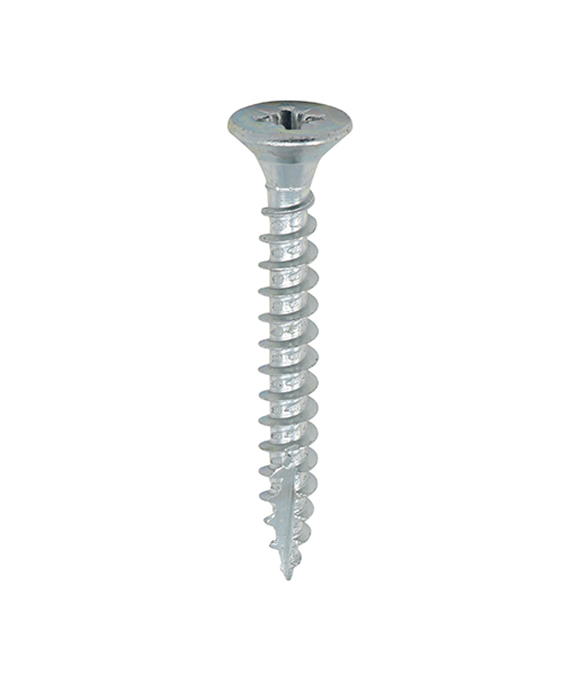 TIMCO POZI WOOD SCREW 4.5 X 25MM ZINC COUNTERSUNK 