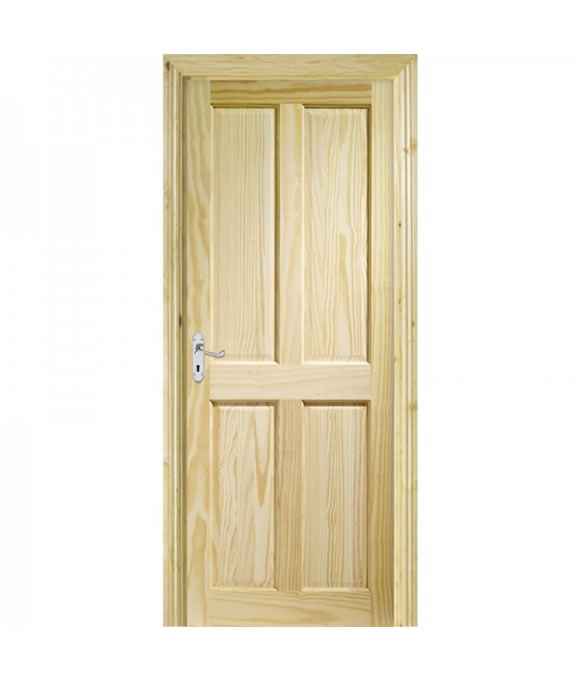 CLEAR PINE COLONIAL 4 PANEL 40MM