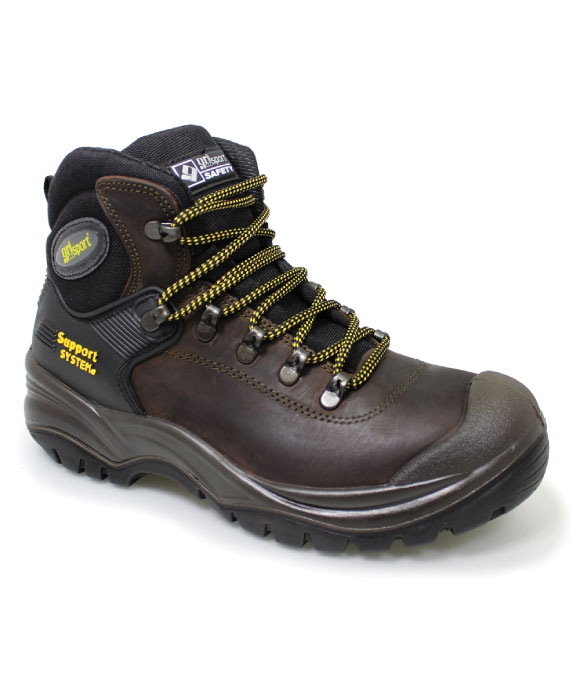 GRI SPORT CONTRACTOR SAFETY BOOT BROWN