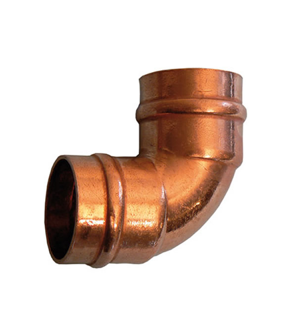 COPPER SOLDER RING BEND 28MM