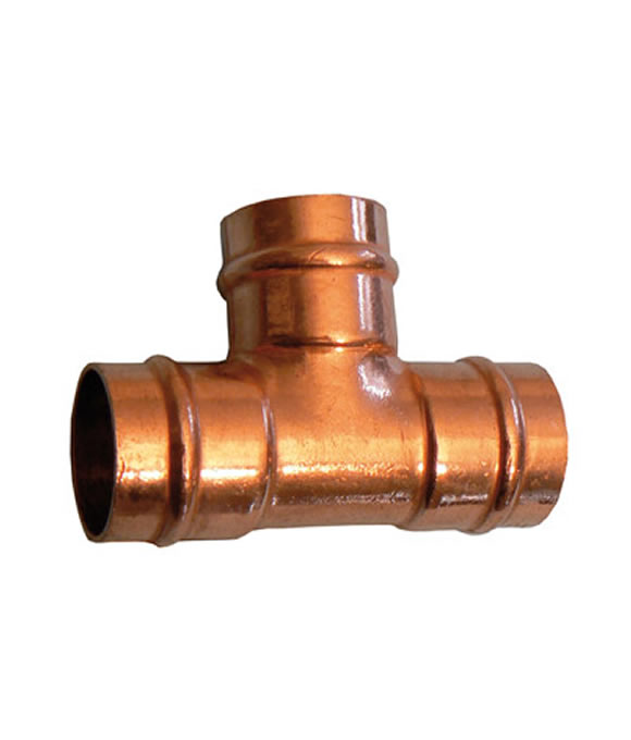 COPPER SOLDER RING EQUAL TEE 28MM 
