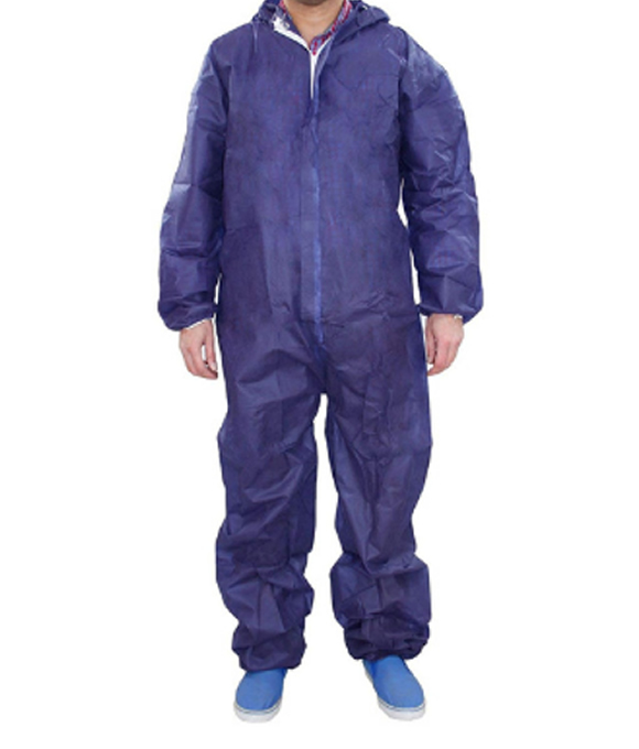 BODYTECH DISPOSABLE OVERALL BLUE 