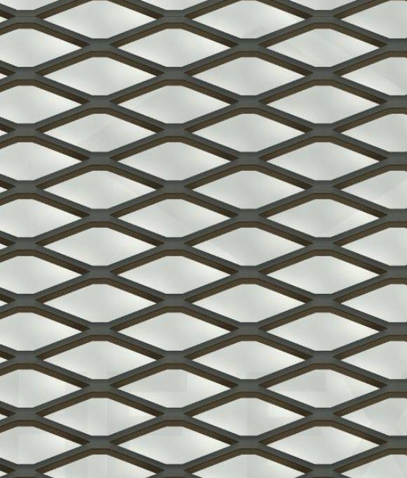 GALVANISED EXPANDING METAL MESH SHEET 2440 X 1200MM  