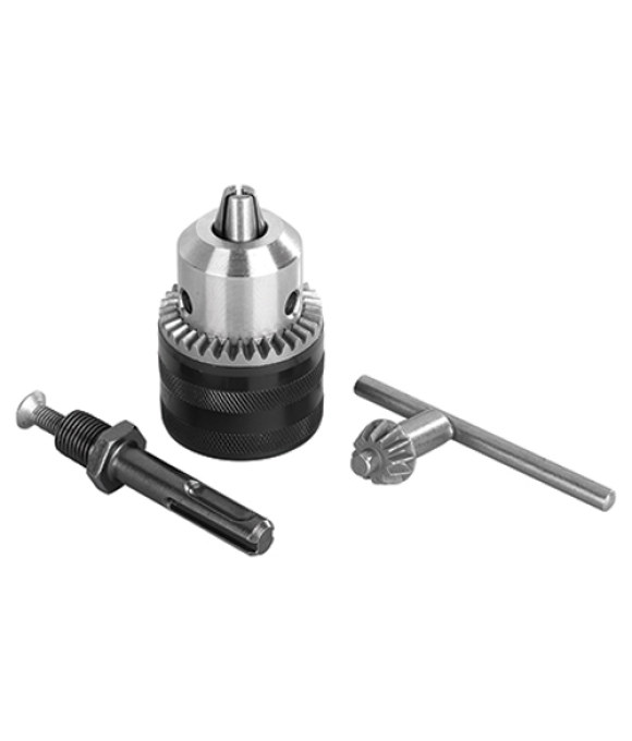 ADDAX HEAVY DUTY CHUCK, KEY & SDS ADAPTOR SET 