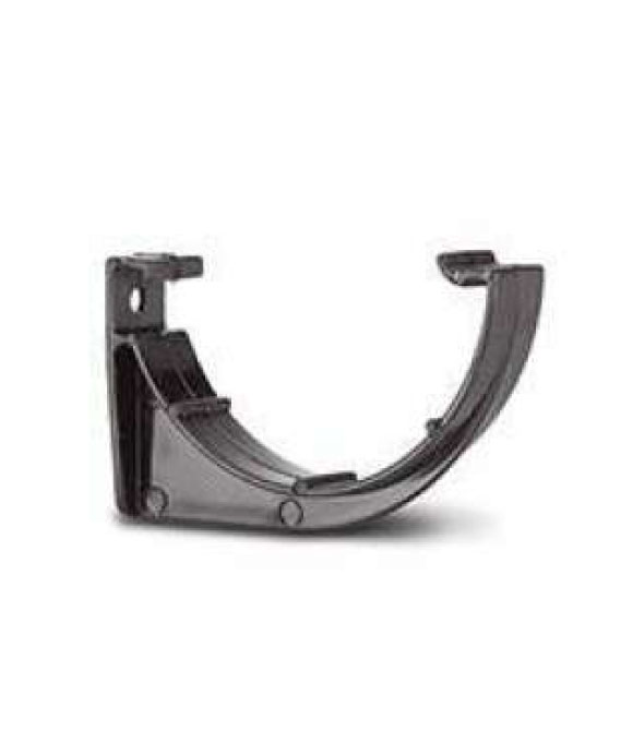 POLYPIPE GUTTER HALF ROUND BRACKET 150MM BLACK